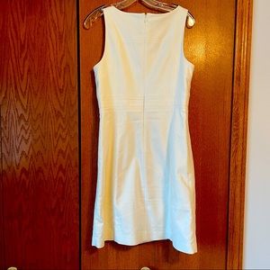 White House Black Market White Sheath Dress